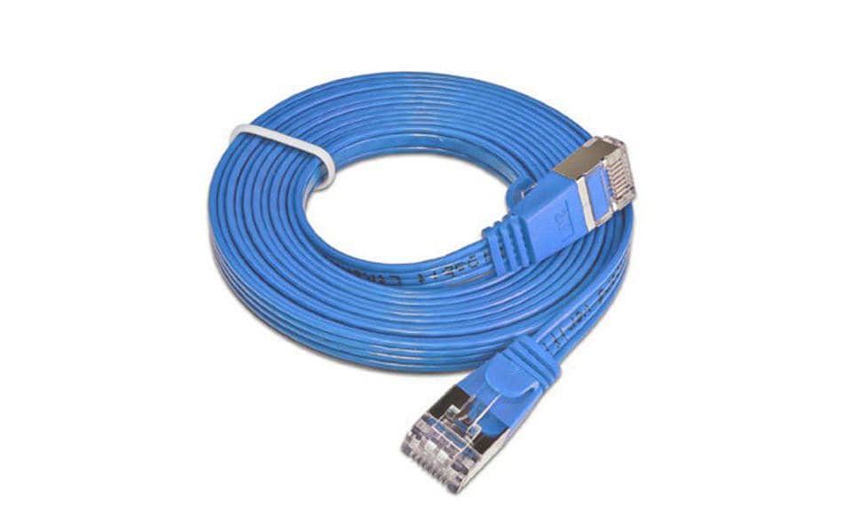 SLIM, Slimpatchkabel RJ-45 - RJ-45, Cat 6,