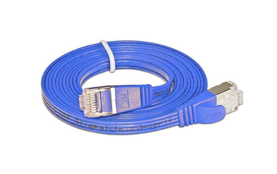 SLIM, Slimpatchkabel RJ-45 - RJ-45, Cat 6,