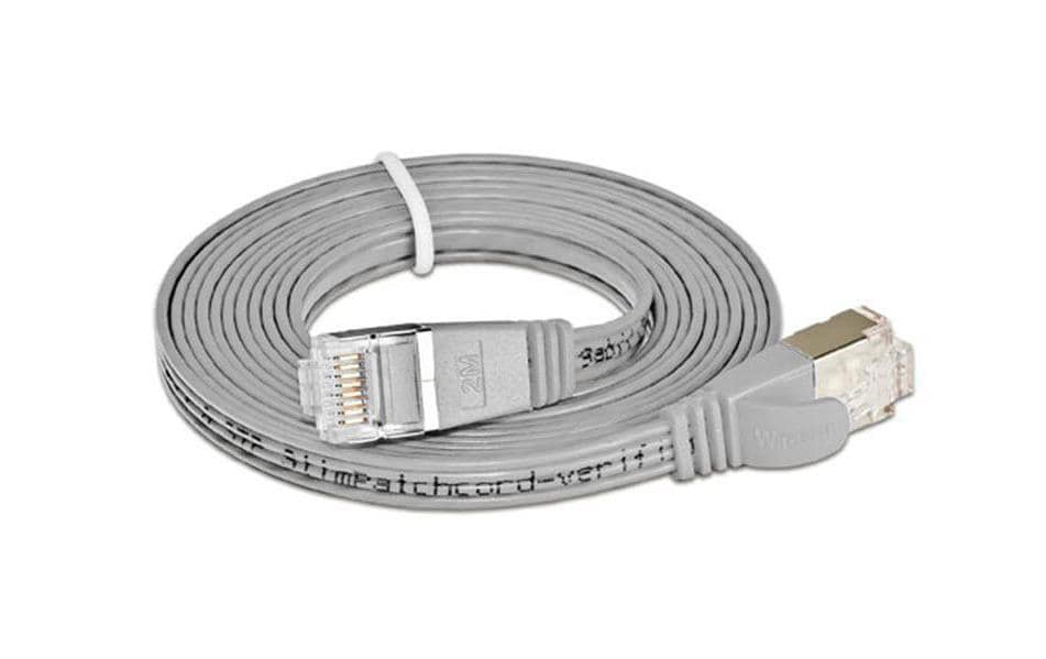 SLIM, Slimpatchkabel RJ-45 - RJ-45, Cat 6,