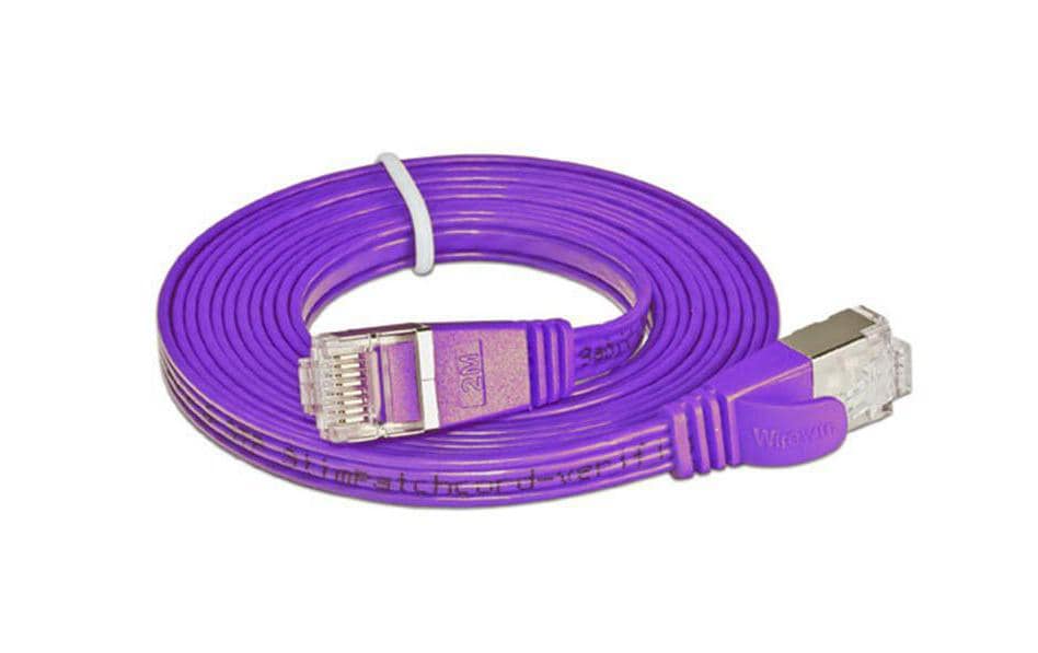 SLIM, Slimpatchkabel RJ-45 - RJ-45, Cat 6,
