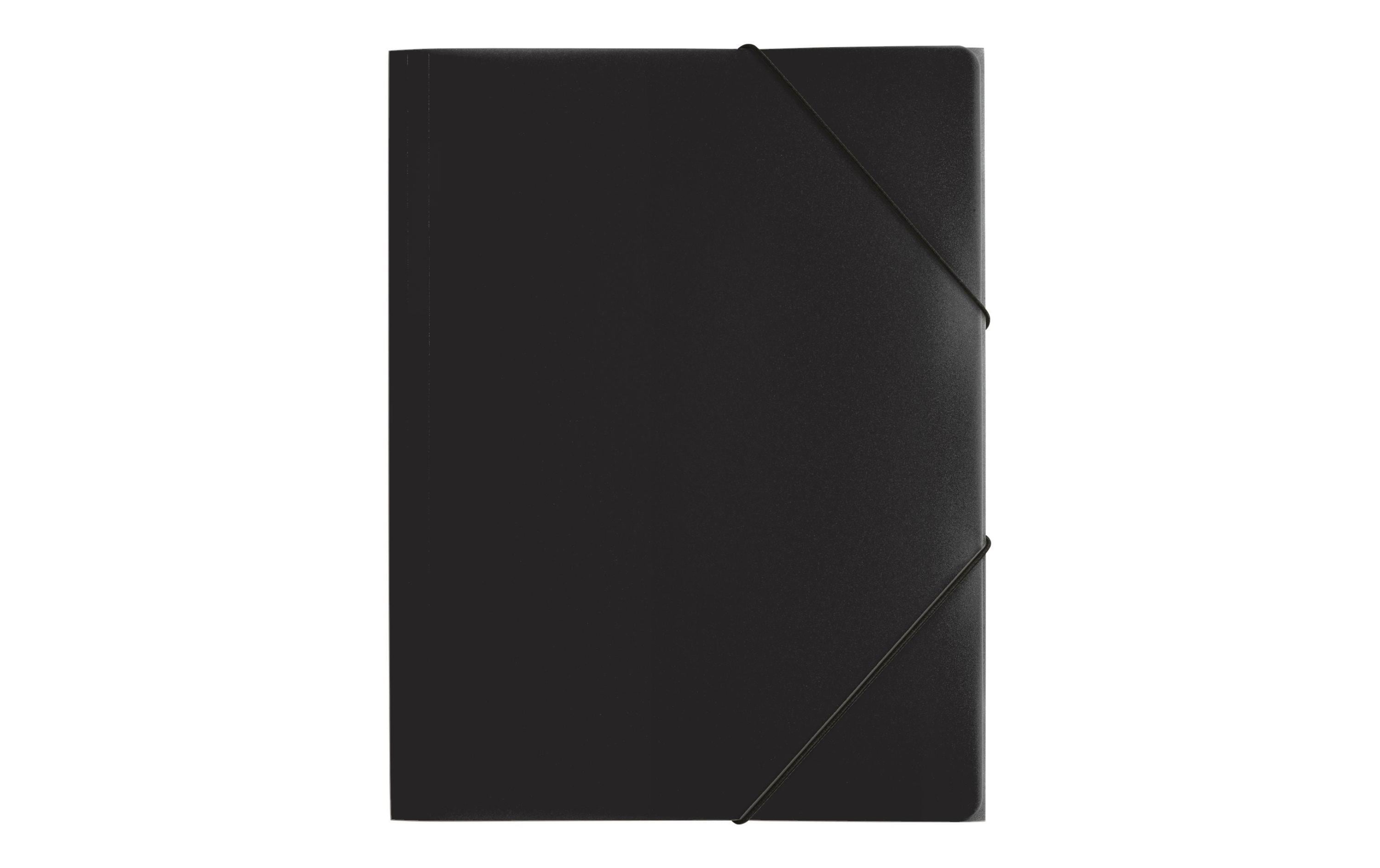 Pagna, Gummibandmappe A4 PP Schwarz