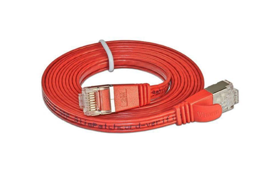 SLIM, Slimpatchkabel RJ-45 - RJ-45, Cat 6,