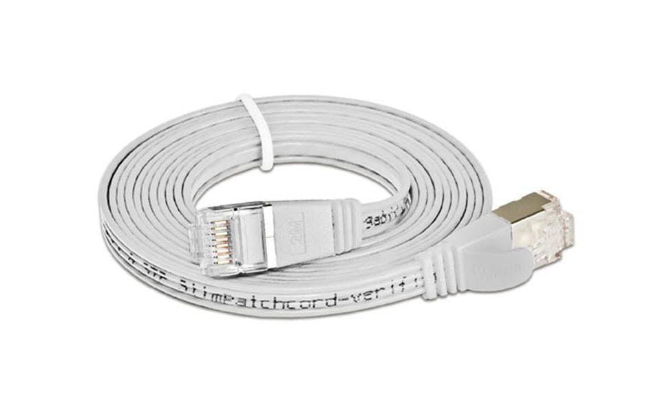 SLIM, Slimpatchkabel RJ-45 - RJ-45, Cat 6,