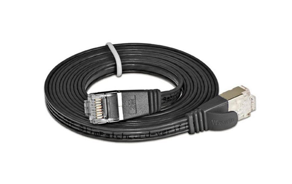 SLIM, Slimpatchkabel RJ-45 - RJ-45, Cat 6,