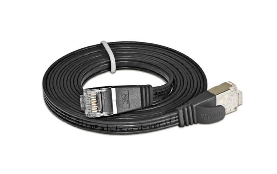 SLIM, Slimpatchkabel RJ-45 - RJ-45, Cat 6,