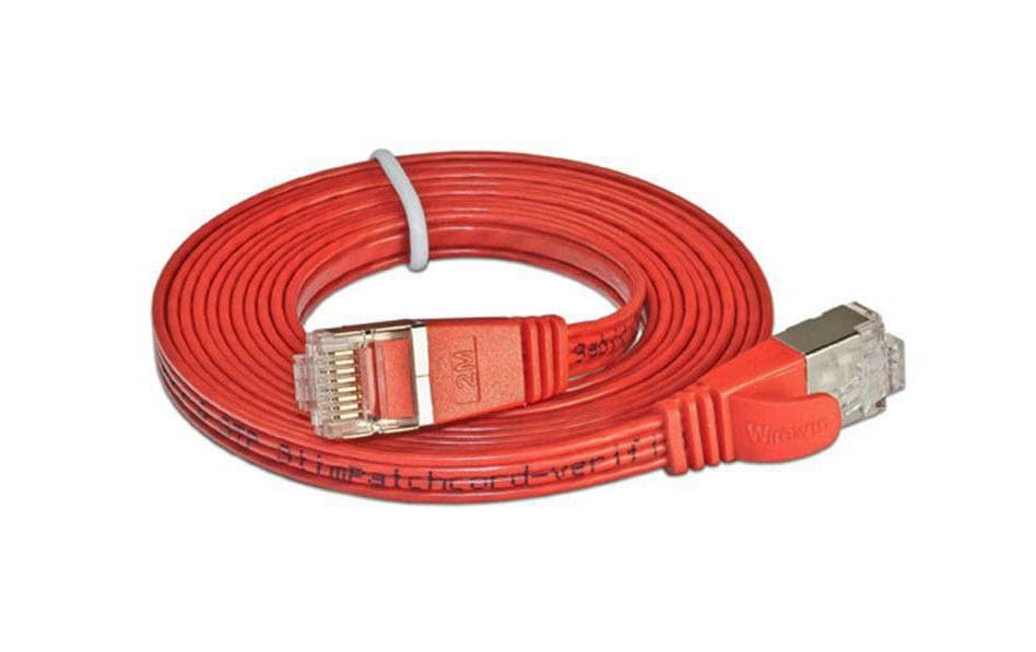 SLIM, Slimpatchkabel RJ-45 - RJ-45, Cat 6,