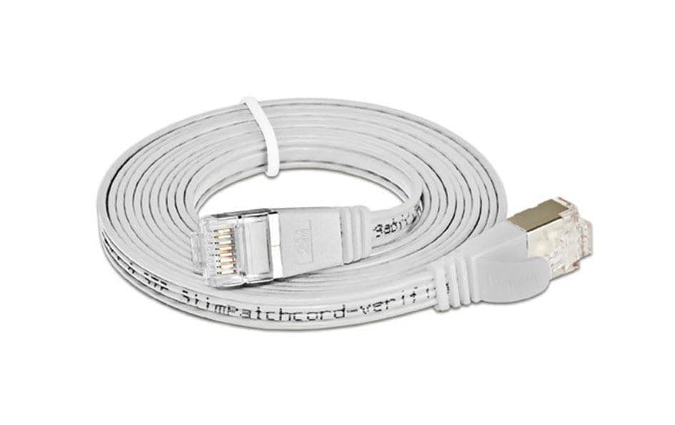SLIM, Slimpatchkabel RJ-45 - RJ-45, Cat 6,