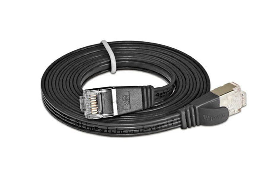SLIM, Slimpatchkabel RJ-45 - RJ-45, Cat 6,