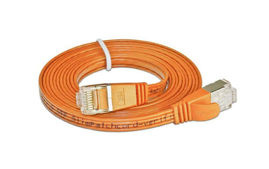 SLIM, Slimpatchkabel RJ-45 - RJ-45, Cat 6,