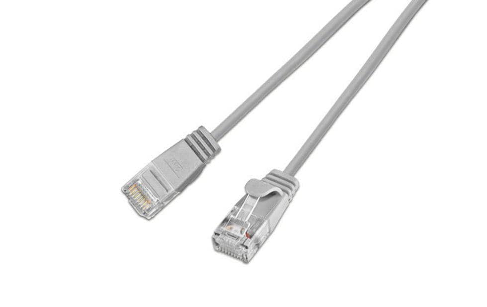 SLIM, Slimpatchkabel RJ-45 - RJ-45, Cat 6,