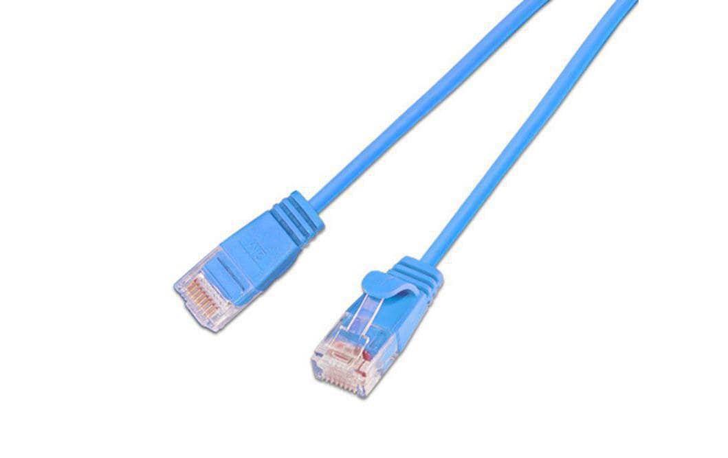 SLIM, Slimpatchkabel RJ-45 - RJ-45, Cat 6,
