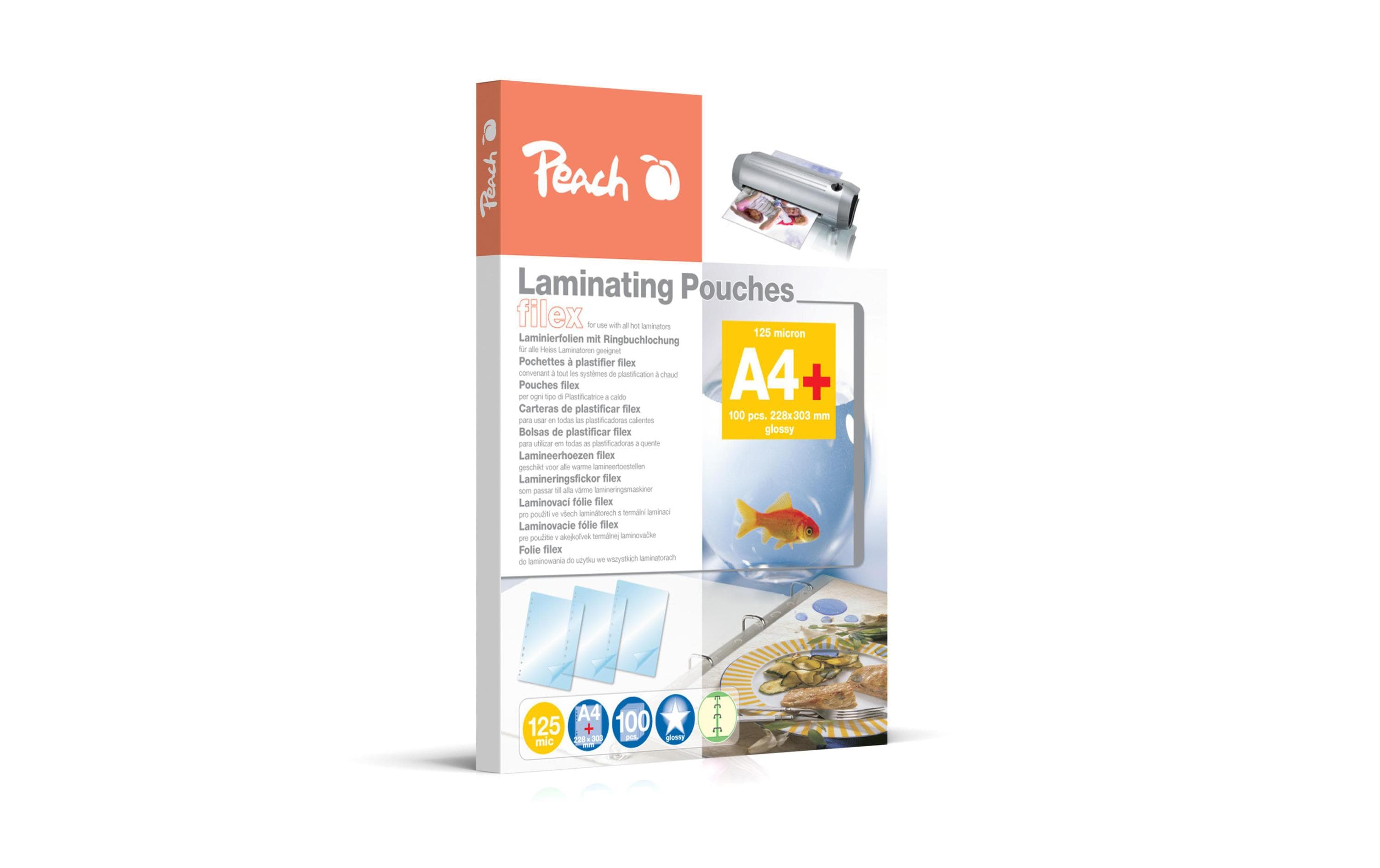 Peach Laminierfolie A4 Filex