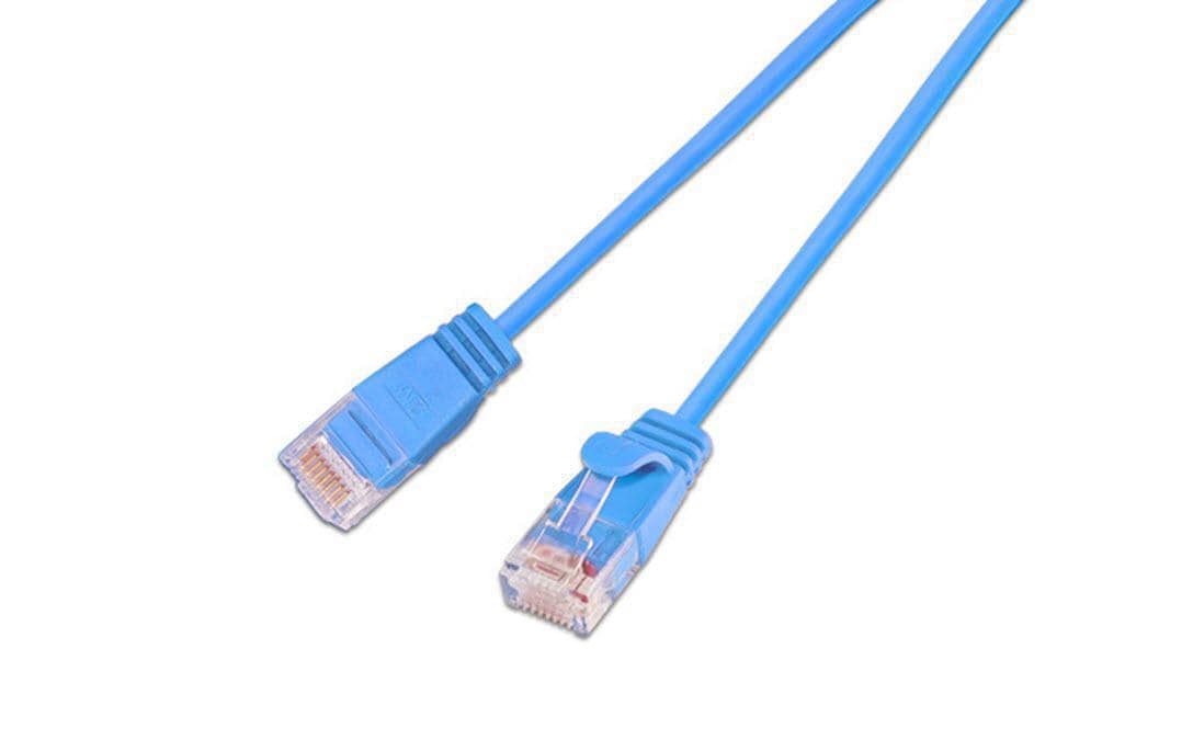 SLIM, Slimpatchkabel RJ-45 - RJ-45, Cat 6,
