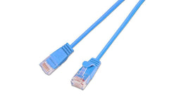 SLIM, Slimpatchkabel RJ-45 - RJ-45, Cat 6,
