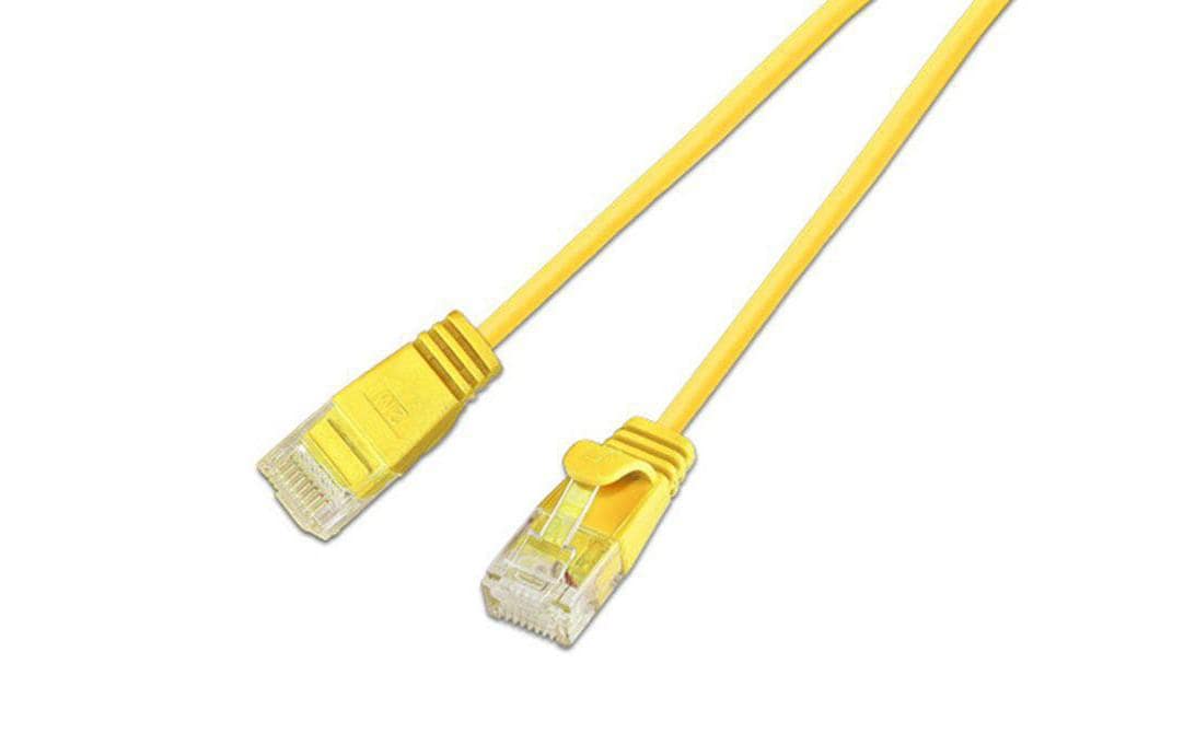 SLIM, Slimpatchkabel RJ-45 - RJ-45, Cat 6,