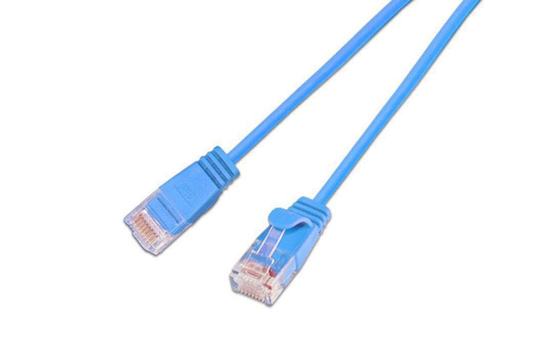 SLIM, Slimpatchkabel RJ-45 - RJ-45, Cat 6,