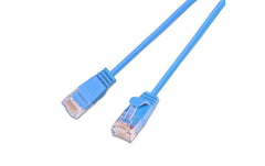 SLIM, Slimpatchkabel RJ-45 - RJ-45, Cat 6,