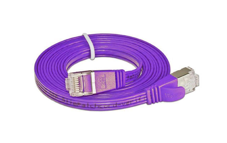 SLIM, Slimpatchkabel RJ-45 - RJ-45, Cat 6,