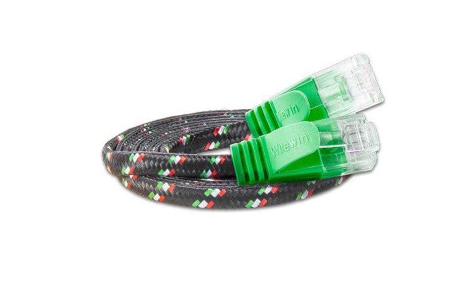 SLIM, Slimpatchkabel RJ-45 - RJ-45, Cat 6,