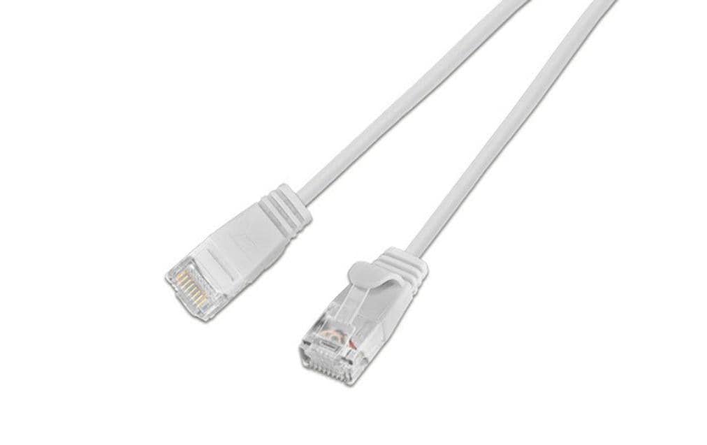 SLIM, Slimpatchkabel RJ-45 - RJ-45, Cat 6,