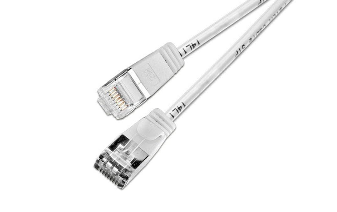 SLIM, Slimpatchkabel RJ-45 - RJ-45, Cat 6,