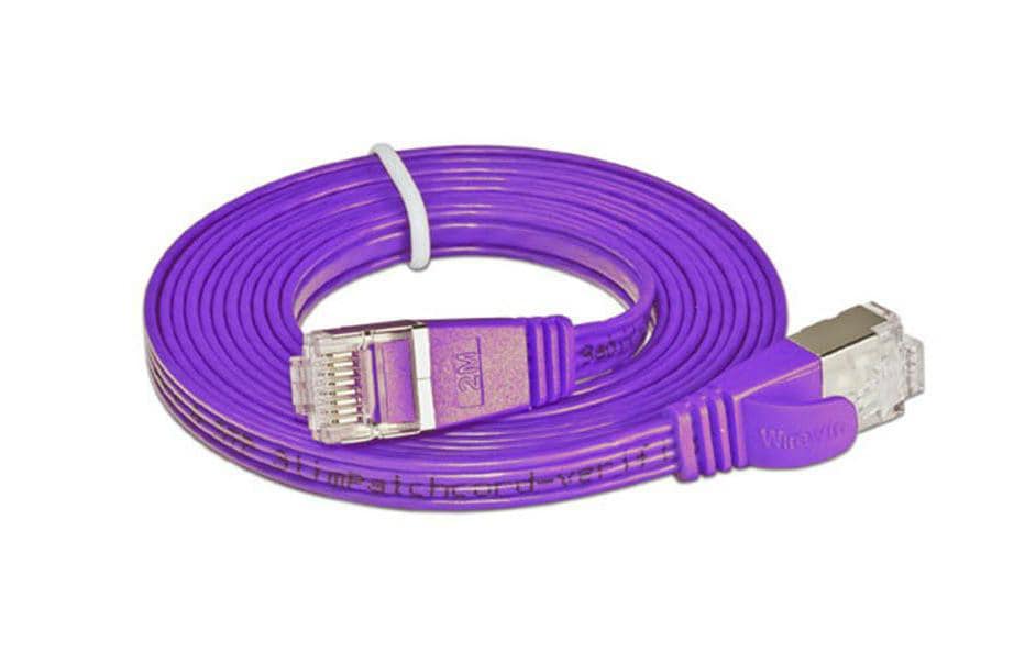 SLIM, Slimpatchkabel RJ-45 - RJ-45, Cat 6,
