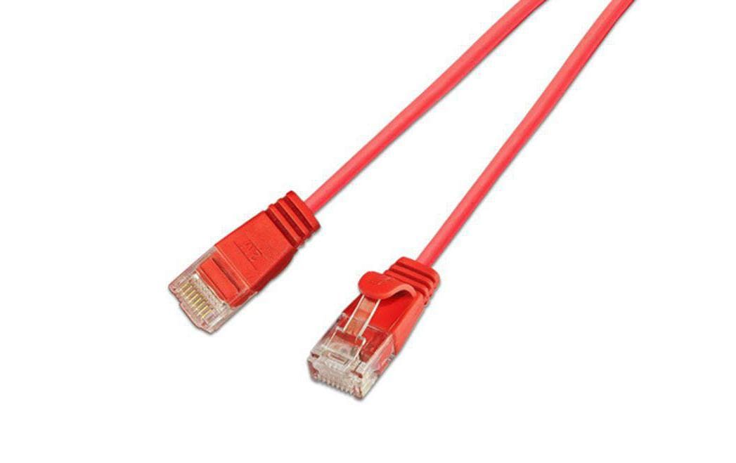 SLIM, Slimpatchkabel RJ-45 - RJ-45, Cat 6,