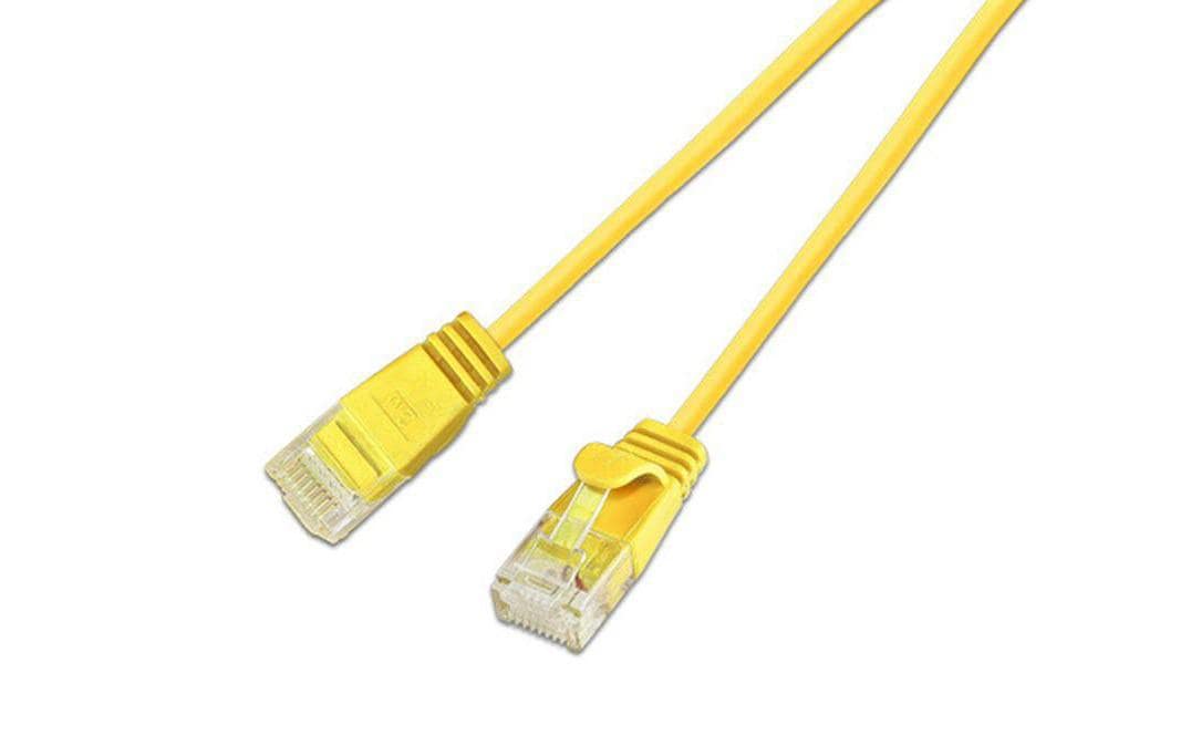 SLIM, Slimpatchkabel RJ-45 - RJ-45, Cat 6,