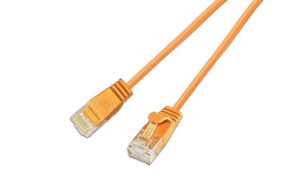 SLIM, Slimpatchkabel RJ-45 - RJ-45, Cat 6,