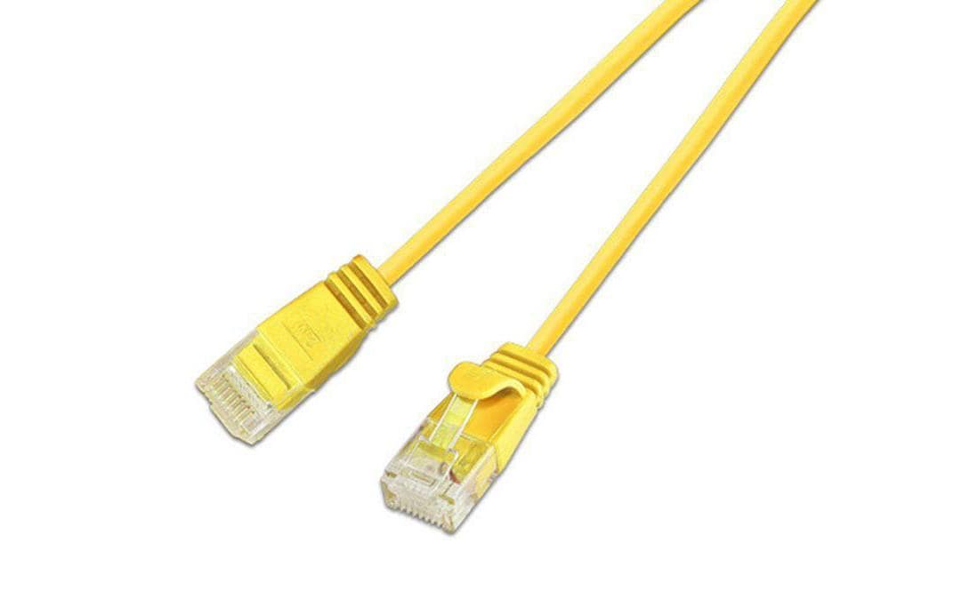 SLIM, Slimpatchkabel RJ-45 - RJ-45, Cat 6,