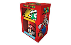 Pyramid | Super Mario Geschenkbox Mario | 1 x Tasse, 1 x Untersetzer, 1 x Anhänger