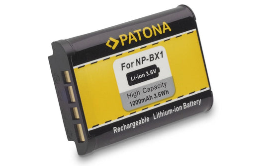 PATONA Akku NP-BX1, 1000 mAh / 3.6V