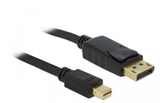 Delock Mini-DP auf DP, 2m, V1.2, 4K support