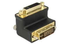 Adapter DVI-I Stecker auf DVI-I Buchse 90°