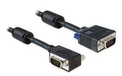 Monitorkabel VGA, M/M, 2 Meter, gewinkelt