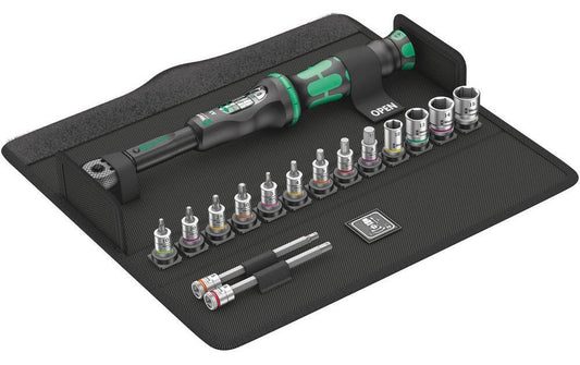 Wera | Bicycle Set Torque 1 Click-Torque A5 | 16-teilig, in textil.Box m.Nüssen
