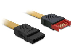 Delock | SATA-3 Verlängerungskabel: 50cm | 6 Gbps, 7Pins, gelb