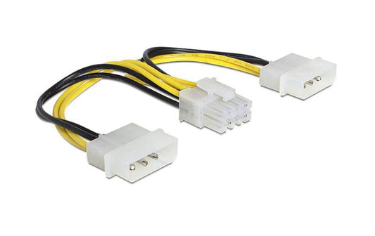 Kabel Stromversorgung 2x5.25 auf 1xEPS 8Pol