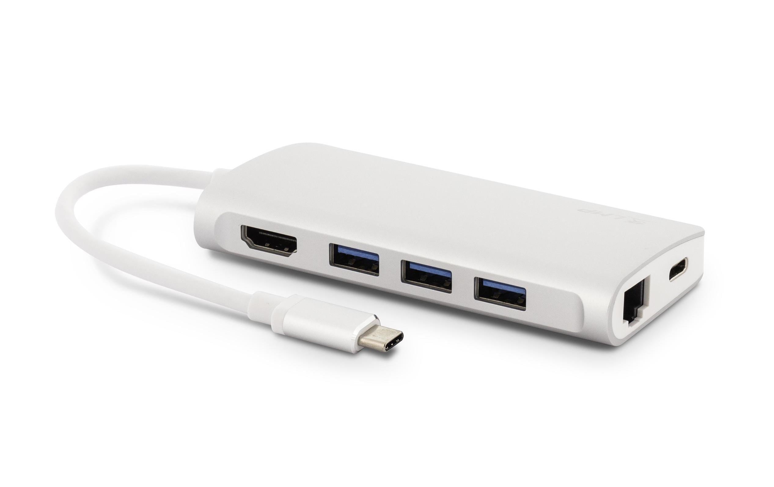 LMP, Dockingstation USB-C Mini Dock Silber
