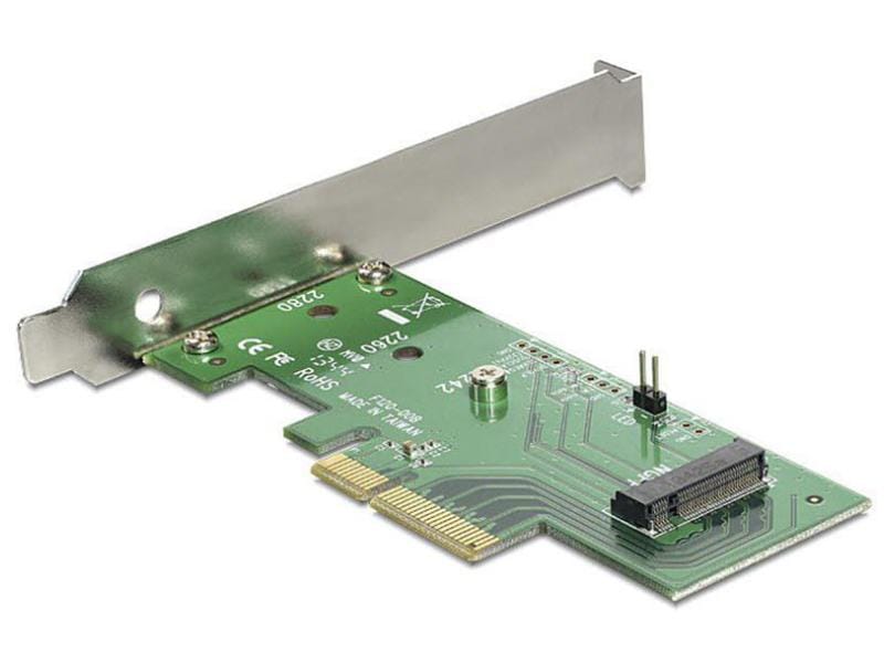 Delock | PCI-Express-x4 Kontroller | Für 1x M.2 Key-M NVME PCI-E V.3&V.4 Modul