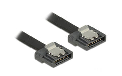 Delock SATA-3 Kabel 30 cm, Metall Clip