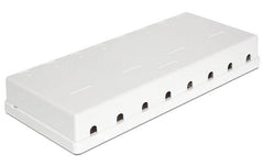 Delock Keystone Leergehäuse: 8 Port