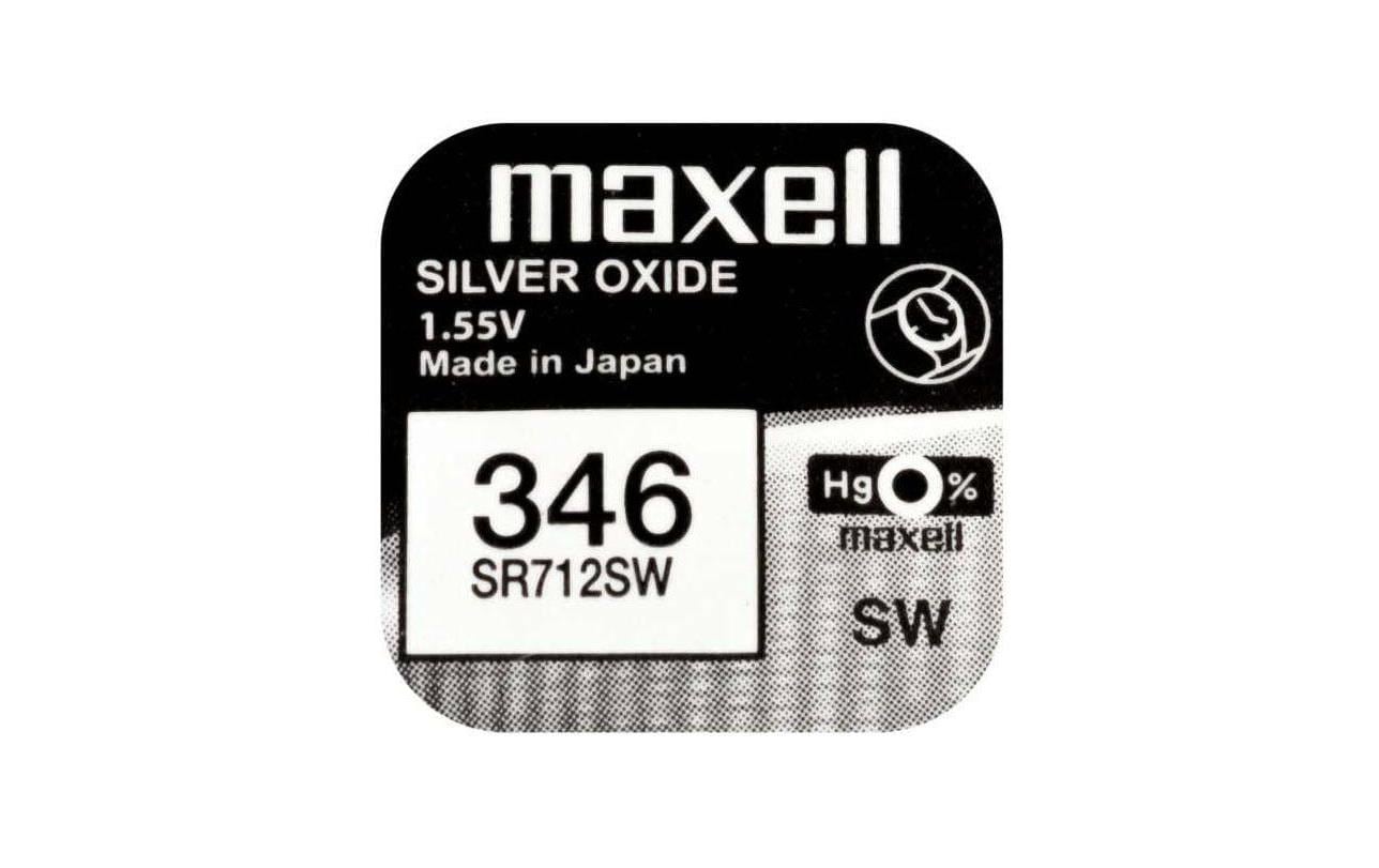 Maxell  Knopfzelle SR712SW, 10er Pack