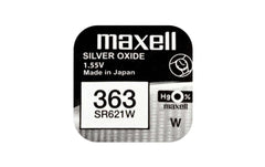 Maxell  Knopfzelle SR621W, 10er Pack