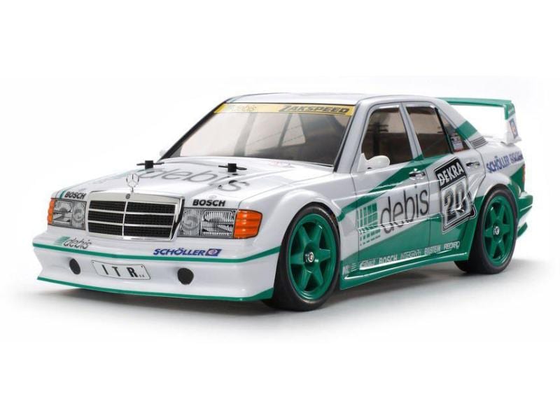 Tamiya | MB 190 E 2.5 EVO II Zakspeed Debis | Bausatz, 1:10, 4WD, TT01E