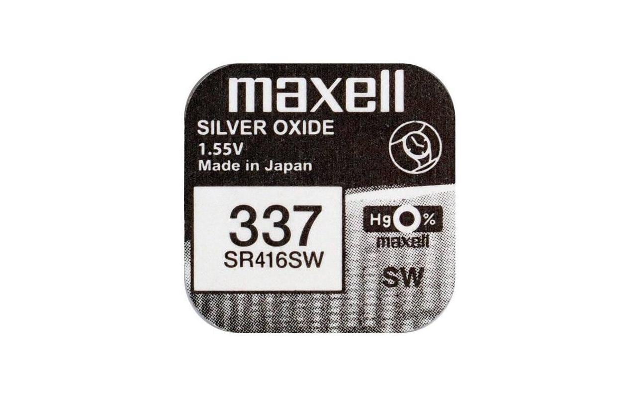 Maxell  Knopfzelle SR416SW, 10er Pack
