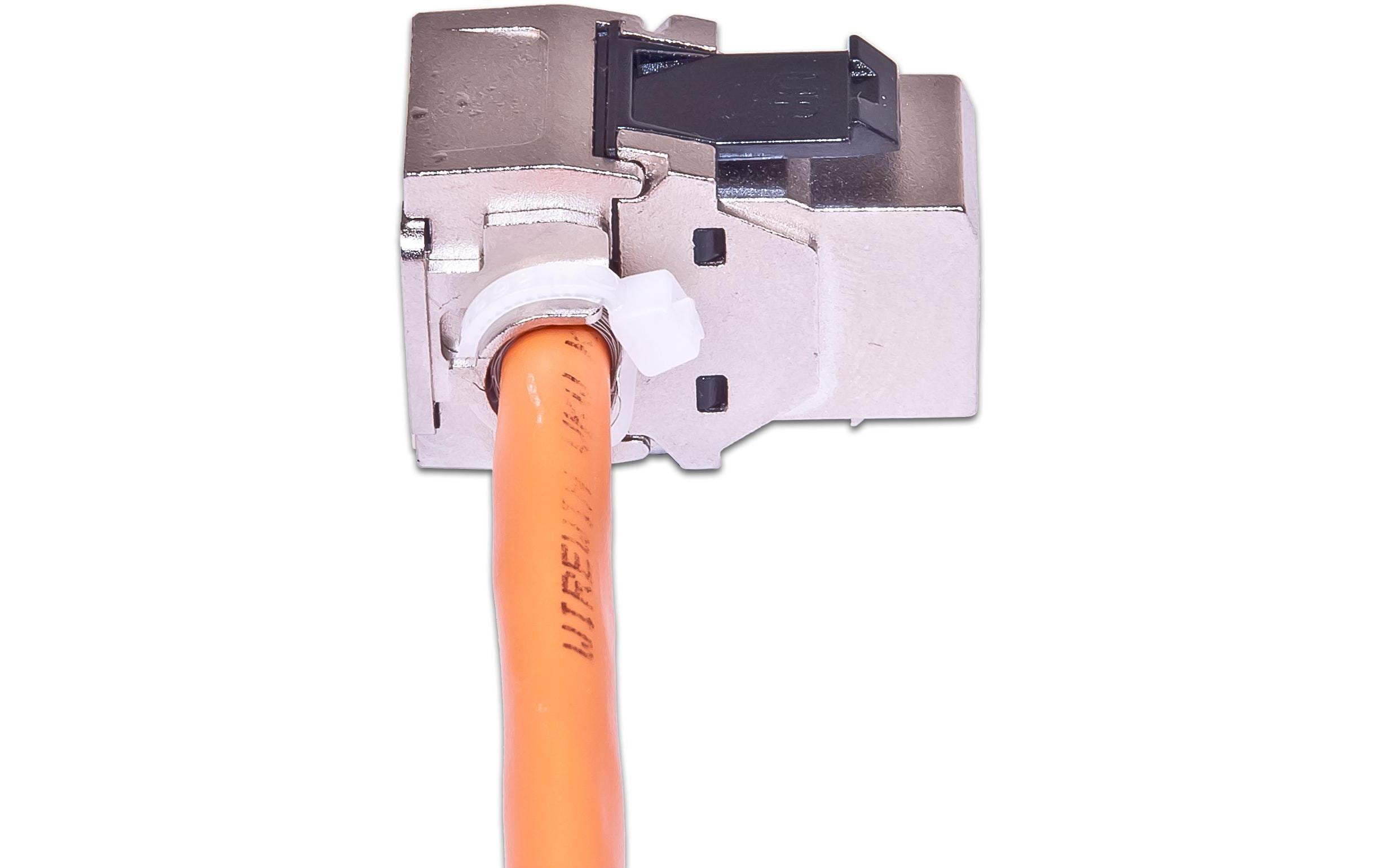 Wirewin Keystone Modul, Cat.6A, 90° gewink.