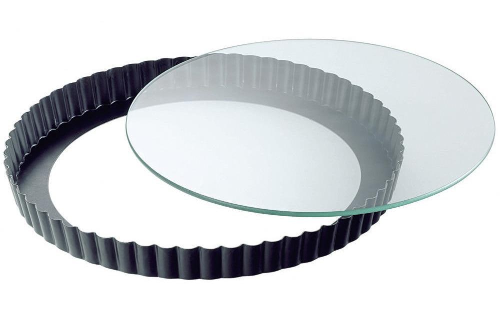 Kaiser Quicheform mit Glas-Hebeboden 28cm