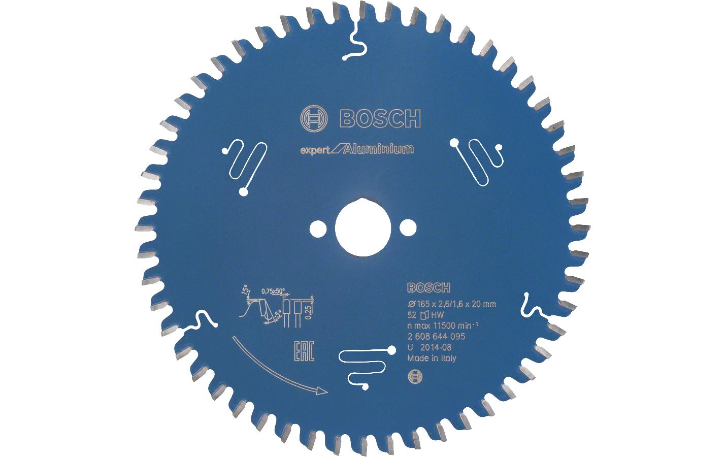 BOSCH Kreissägeblatt Expert für Aluminium