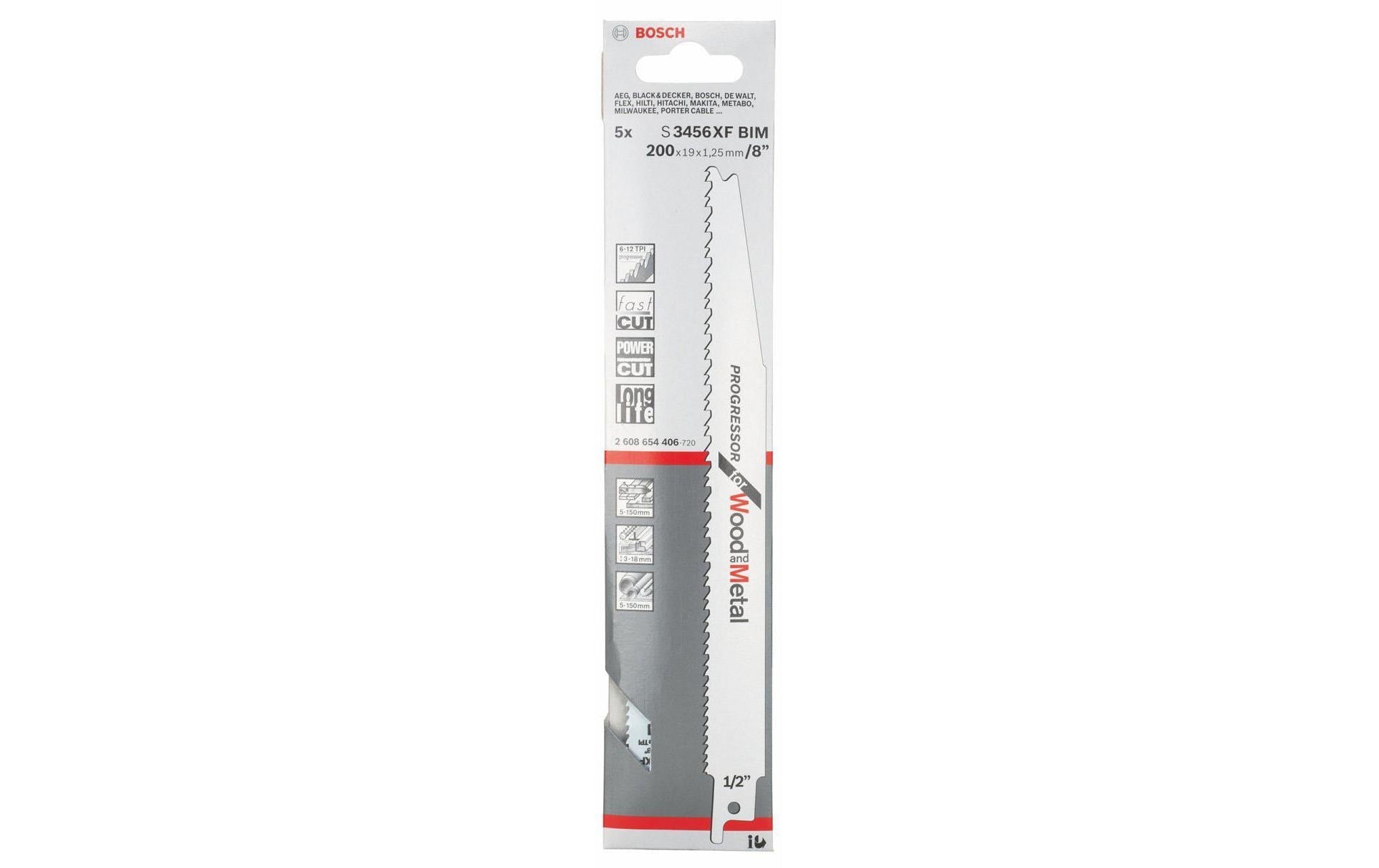 BOSCH Säbelsägeblätter S3456XF